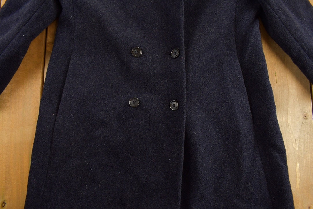 Vintage 1990's Jacobson's Wool Trench Coat / Vintage Trench Coat / Winter Coat / Essentials / Dress Wear / Overcoat