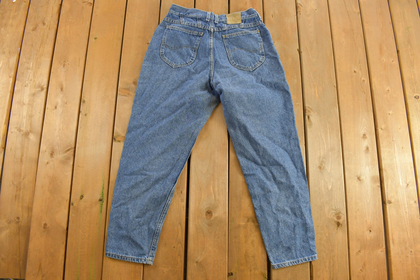 Vintage 1980s LEE Blue Jeans Size 30 x 27 / Streetwear Fashion / Denim / Made In USA / 80s / Lee Denim