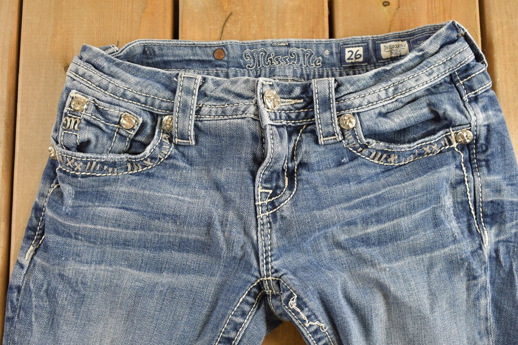Vintage Y2K Miss Me Denim Jeans Size 28 X 34