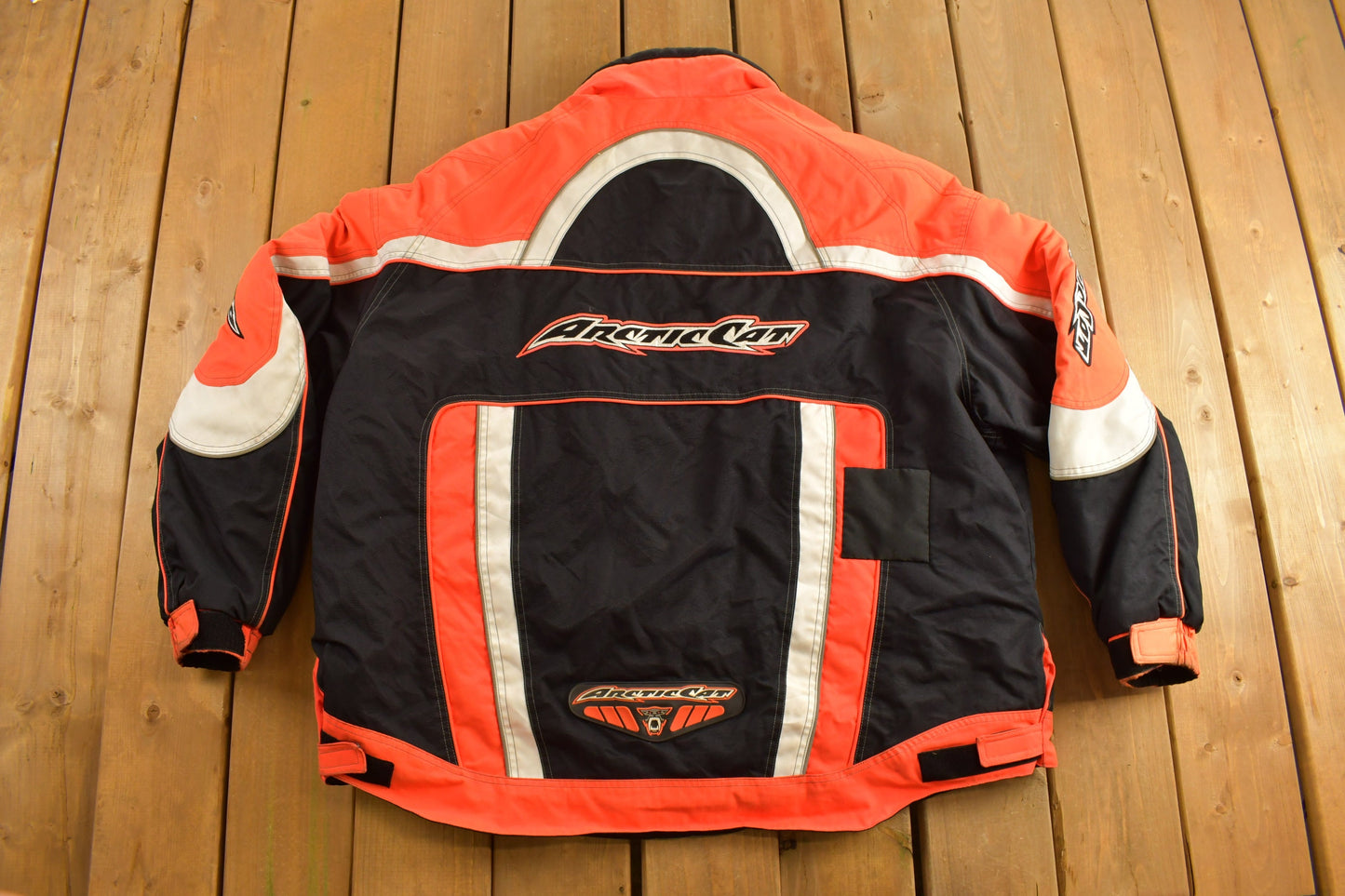 Vintage 1990s Arctic Wear Arctic Cat Racing Jacket  / Motorcycle Jacket / Sportswear / Snowmobile Jacket / Fall Wear