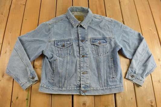 Vintage 1990s Gap Light Wash Denim Jean Jacket / Vintage Denim / Streetwear / Vintage Fall Outerwear / Fall Jacket / Gap denim