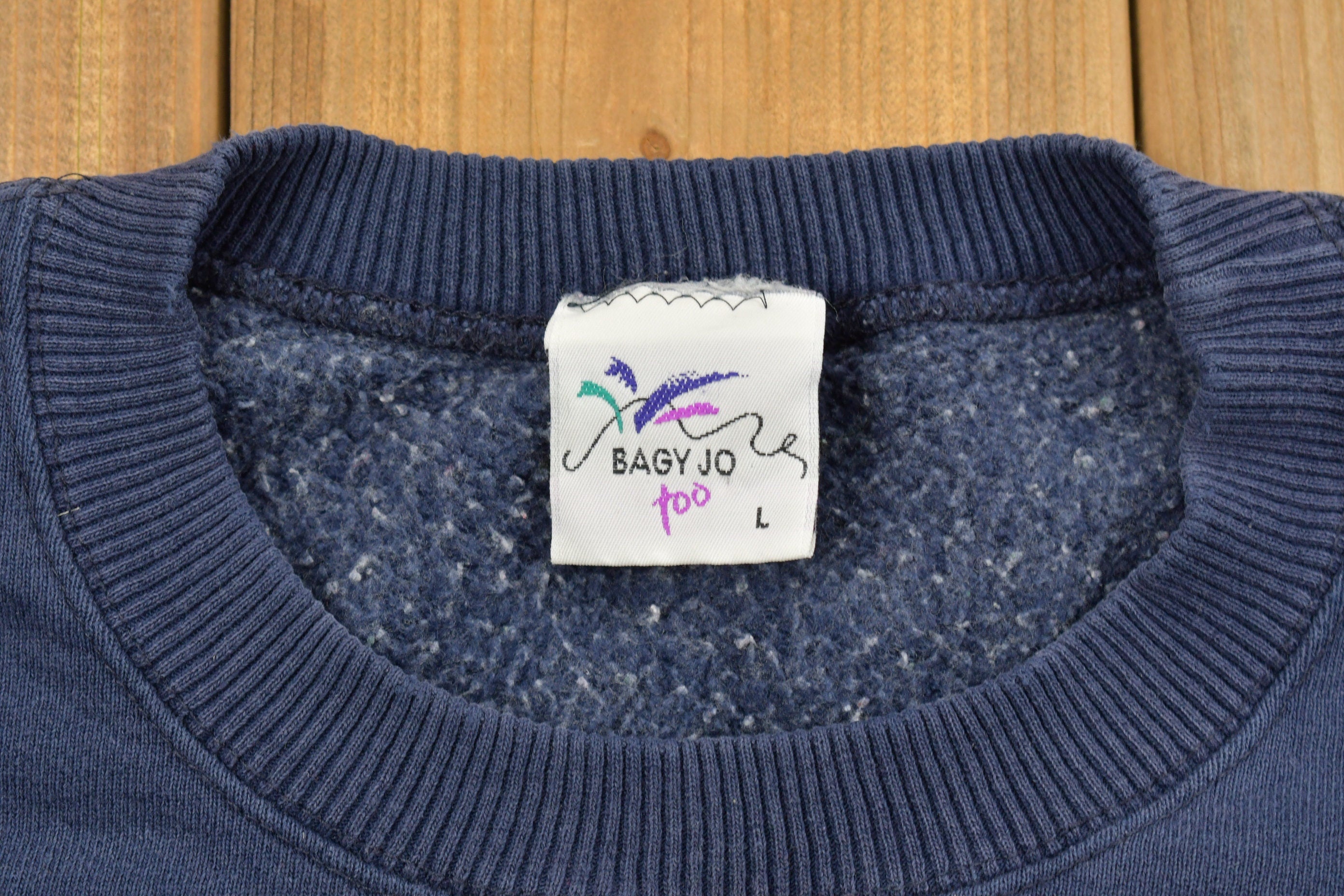 Vintage 1990s "Grandpa Is My Name" Embroidered Crewneck Sweater