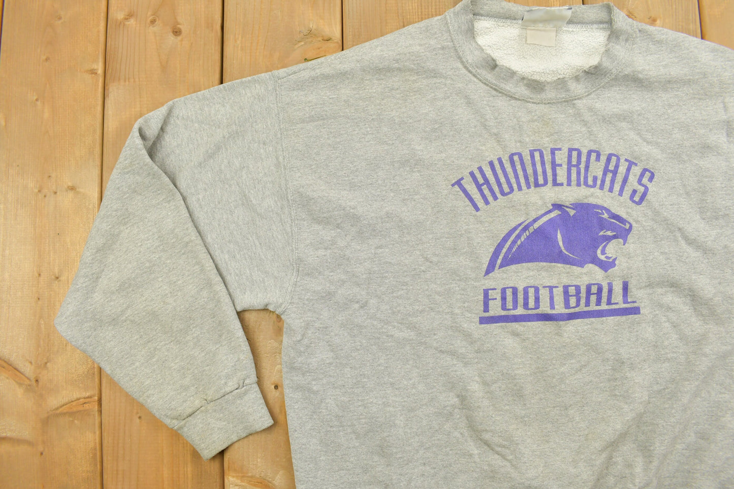 Vintage 1990s Lee Thundercats Football Crewneck Sweatshirt / 90s Crewneck / Souvenir / Athleisure / Streetwear / Lee Cotton / College