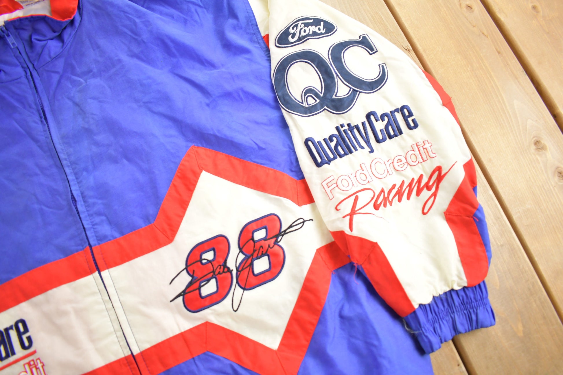 Vintage 1990s Dale Jarret Nascar Windbreaker