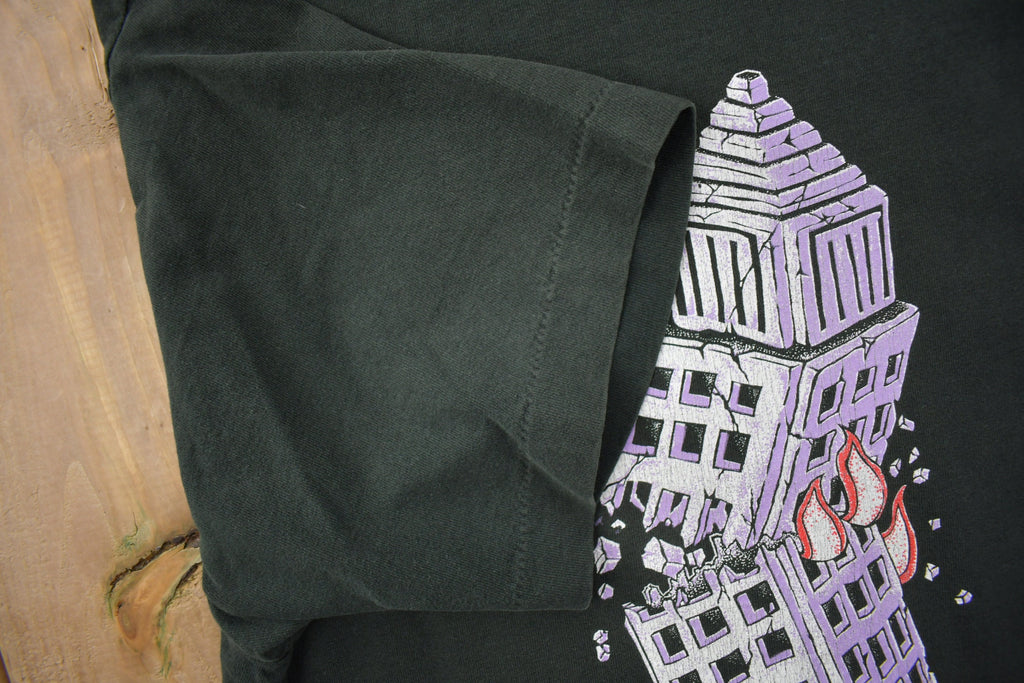 Vintage 1990s Crowded House Graphic Band T-shirt