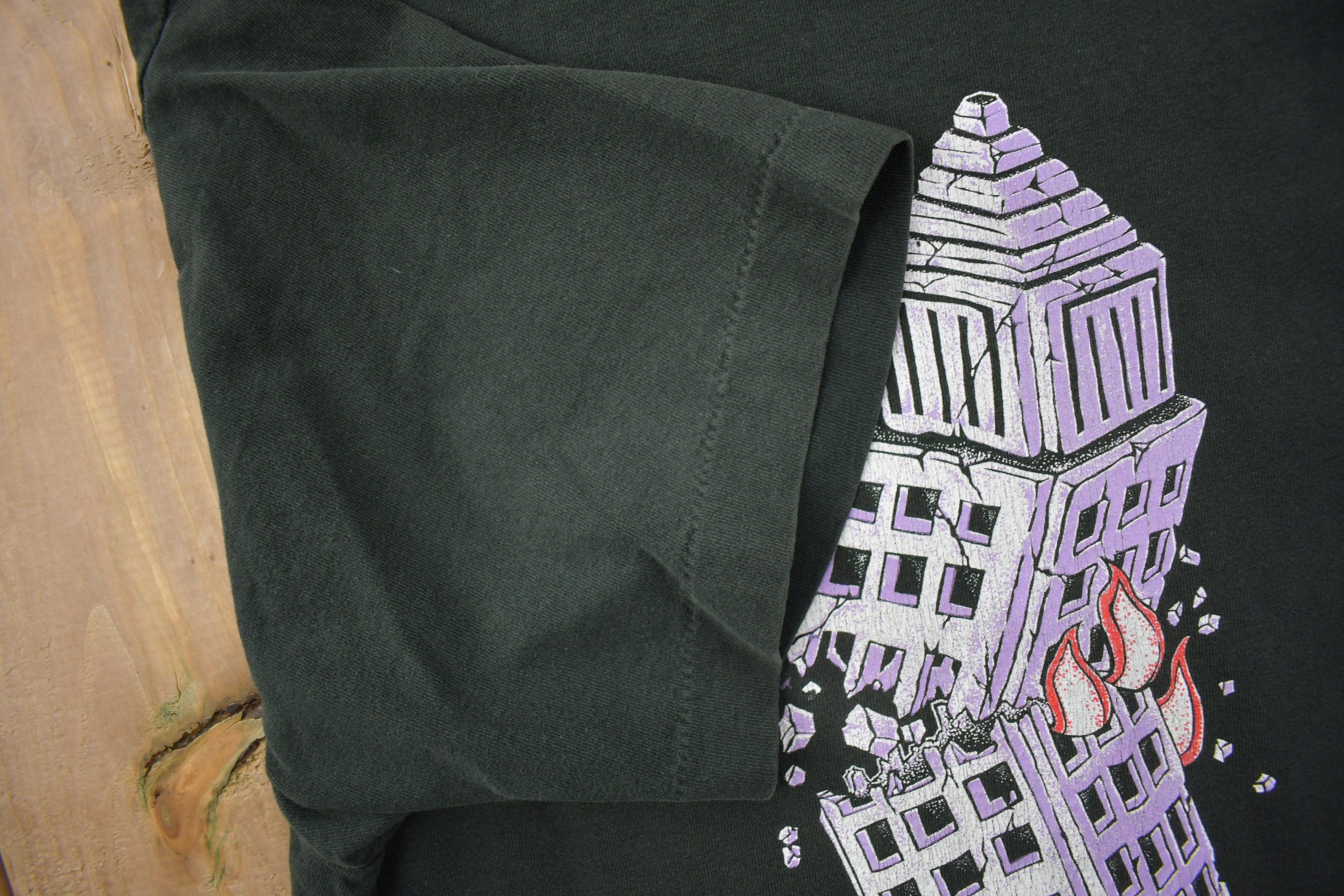 Vintage 1990s Crowded House Graphic Band T-shirt