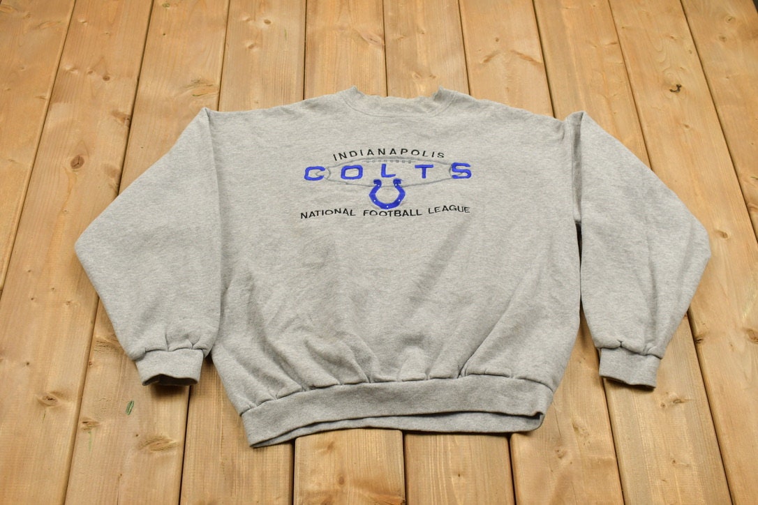 Vintage 1990s Indianapolis Colts NFL Crewneck Sweatshirt / Indianapolis Colts / Football / Sportswear / Americana / Vintage Colts Crewneck