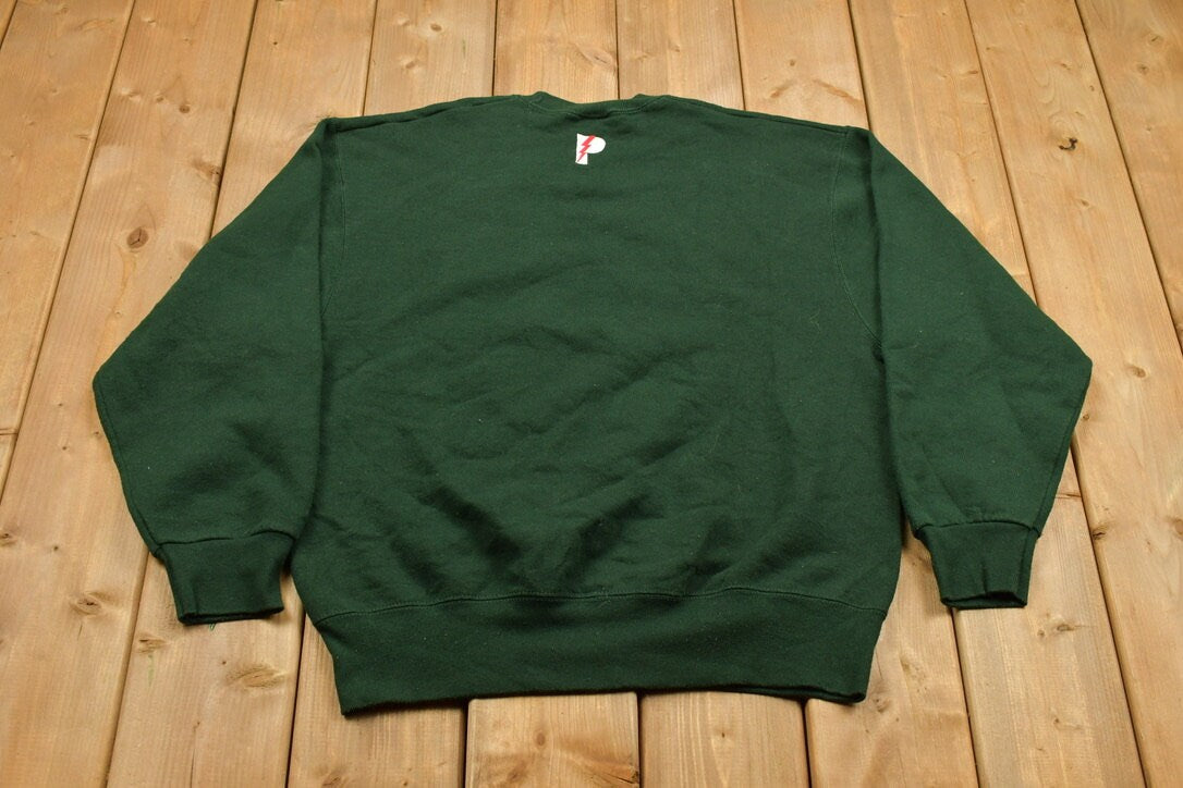 Vintage 1990s Green Bay Packers NFL Crewneck Sweatshirt / Made In USA / Football / Sportswear / Americana / Packers Crewneck / Pro Player