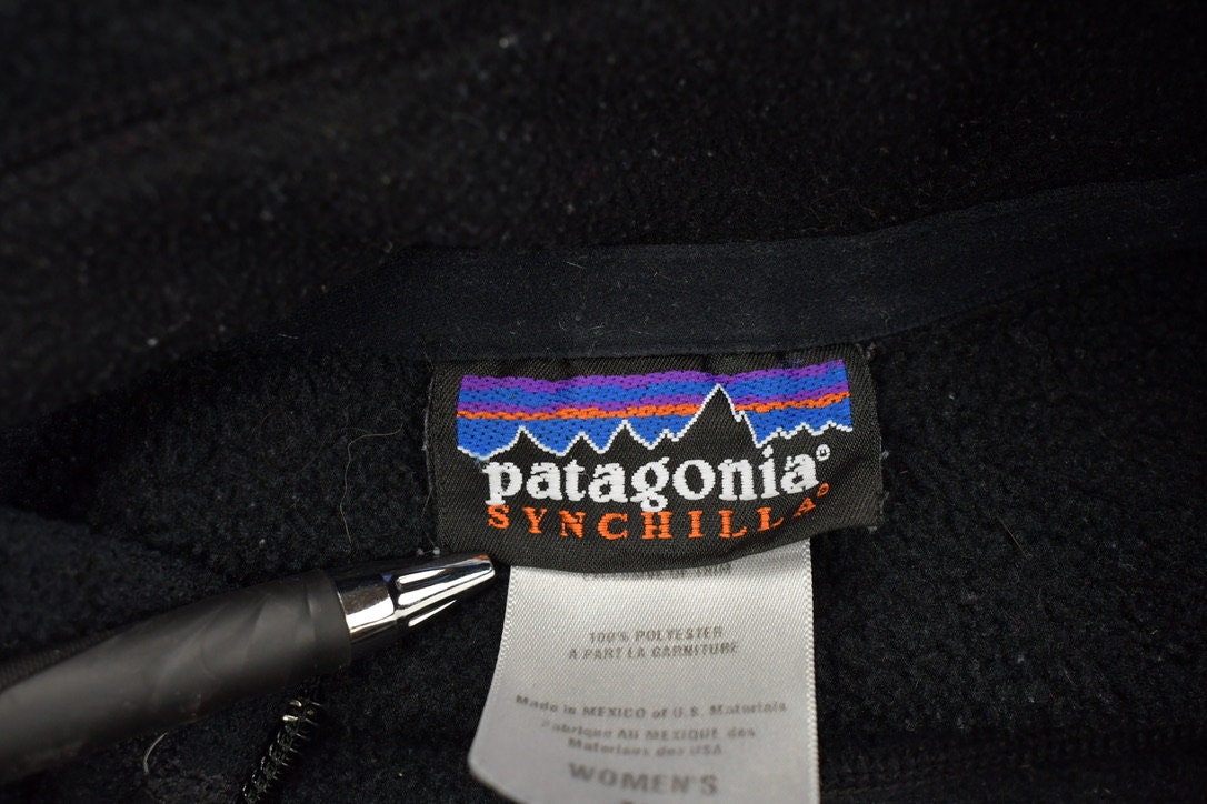 Vintage 1990s Patagonia Synchilla Half Zip Fleece Sweater / Outdoorsman / 90s Sweater / Streetwear / Hiking / Fleece Zip up / Patagonia