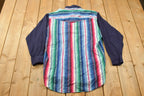 Vintage 1990s Lone Roo Roper Western Button Up Shirt
