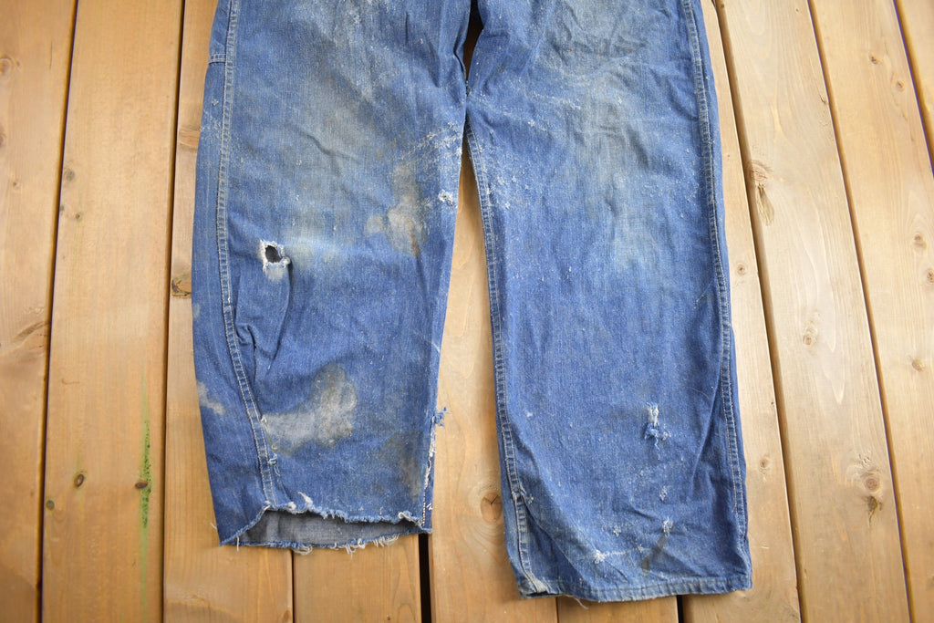 Vintage 1940s Pay Day JC Penney Denim Overalls