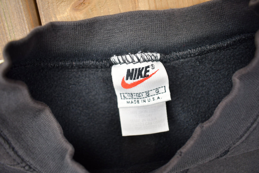 Vintage 1990s Nike Embroidered Mini Swoosh Crewneck Sweatshirt