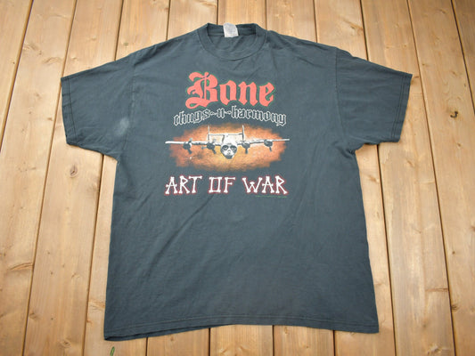 Vintage 1997 Bone Thugs-N-Harmony The Art Of War Tour T Shirt / Vintage Rap T Shirt / Streetwear / Made In USA / Rap Tee