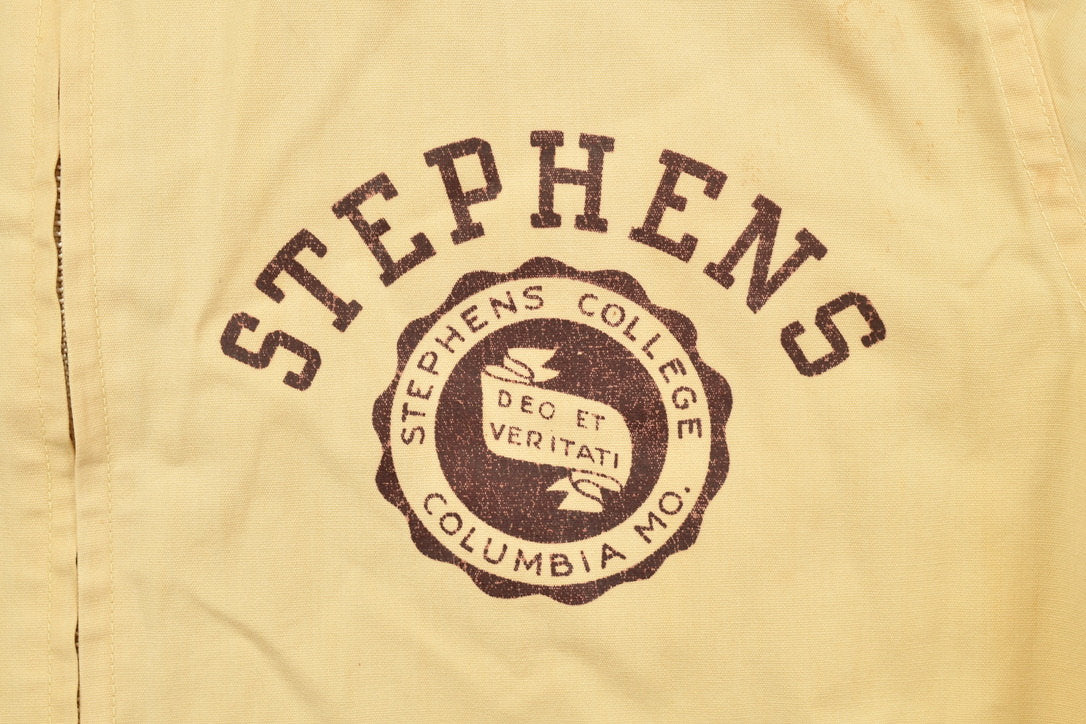 Vintage 1970s Stephens College Columbia Light Jacket