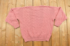 Vintage 1990s 3D Cable Knit Sweater