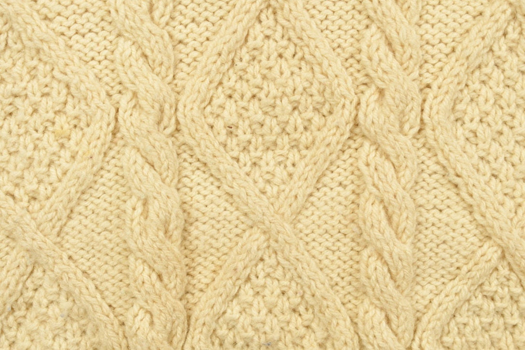 Vintage 1990s 3D Cable Knit Sweater