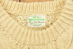 Vintage 1990s 3D Cable Knit Sweater