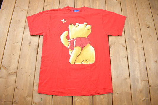 Vintage 1990s Winnie The Pooh Cartoon Promo T-Shirt / 90s Graphic Tee / Vintage Disney / Made In USA