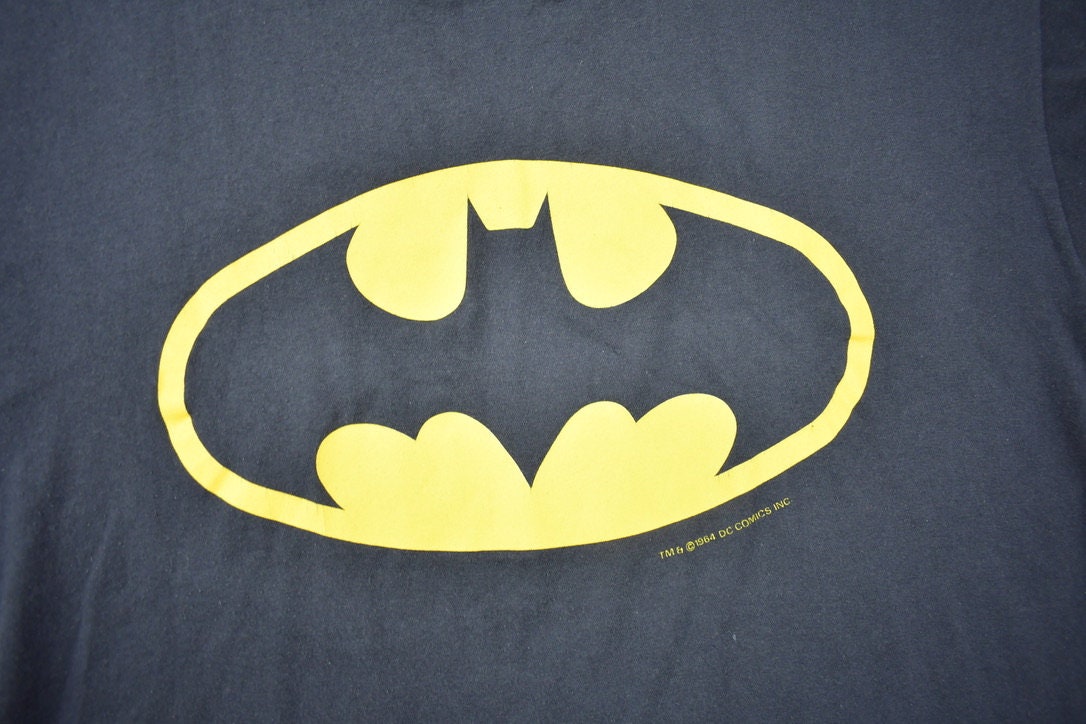 Vintage 1980s Batman Graphic T-Shirt / 80s Graphic Tee / Single Stitch / American Streetwear / DC Comics / Vintage Superhero