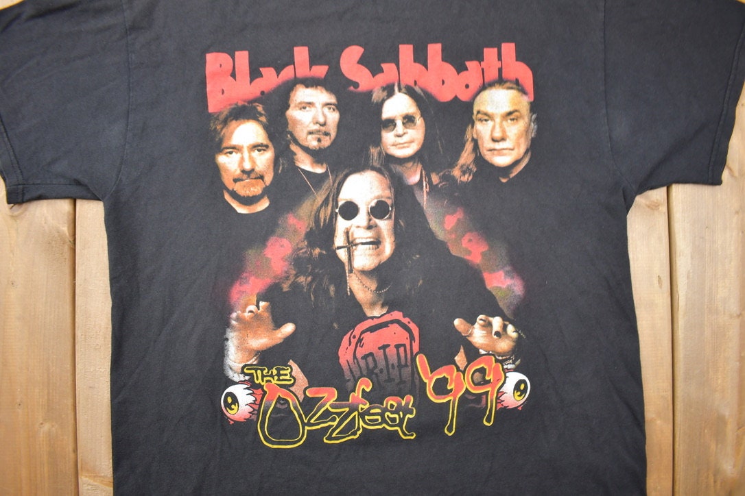 Vintage 1999 Black Sabbath Ozzfest Festival Promo T-shirt / Ozzy Ozbourne Shirt / Size XL / 90s T-shirt / Premium Vintage