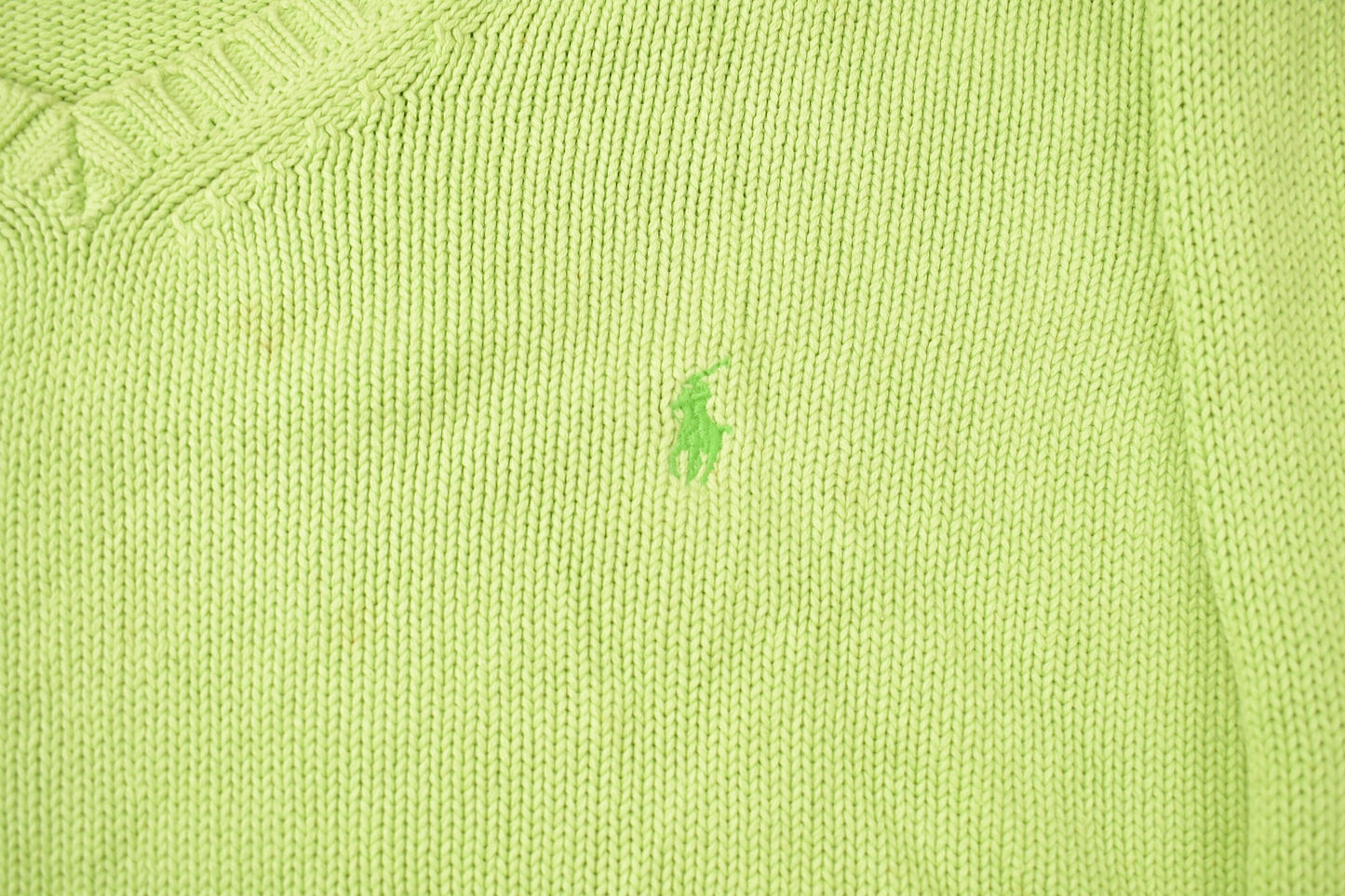 Vintage 1990s Ralph Lauren Polo Golf V-Neck Knit Sweatshirt / Vintage Polo / Streetwear / Embroidered