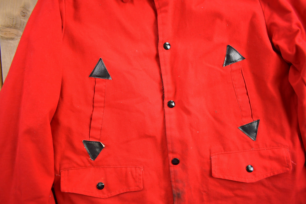 Vintage 1960s 100% Wool Reversible Buffalo Plaid Jacket