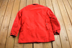 Vintage 1960s 100% Wool Reversible Buffalo Plaid Jacket