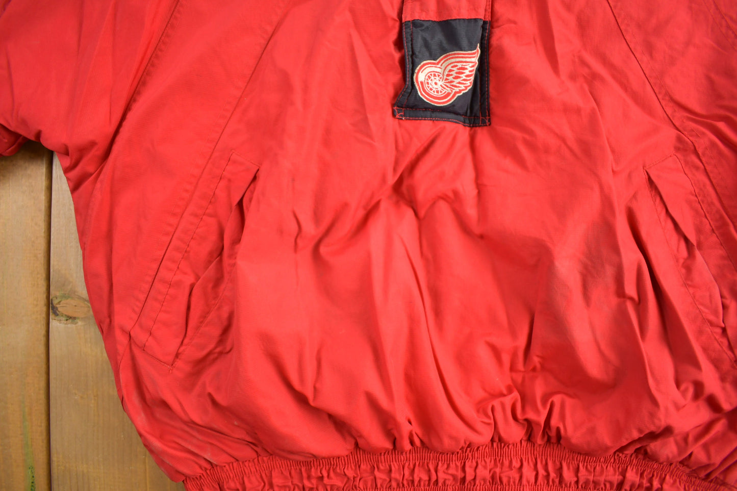 Vintage 1990s Detroit Red Wings NHL Starter Jacket / Sportswear / Streetwear / Color Block / Hockey
