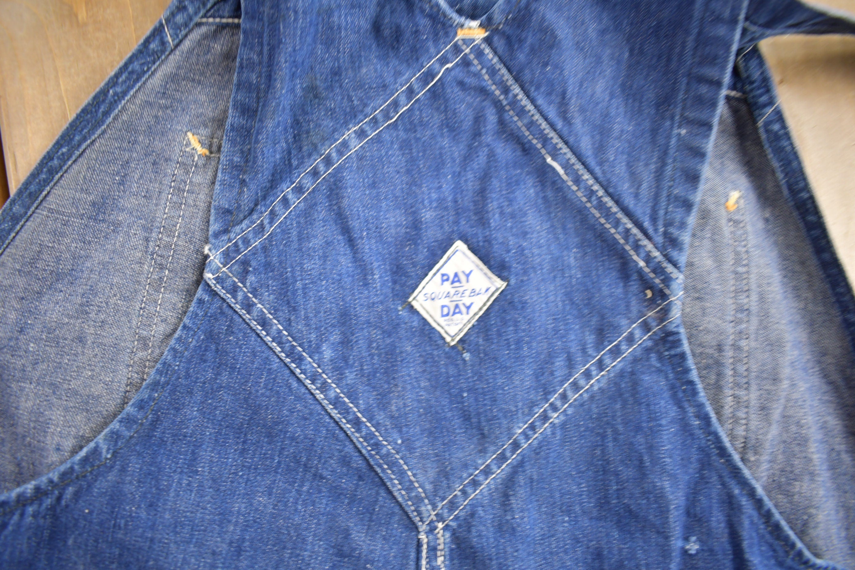 Vintage 1940s Pay Day JC Penney Denim Overalls