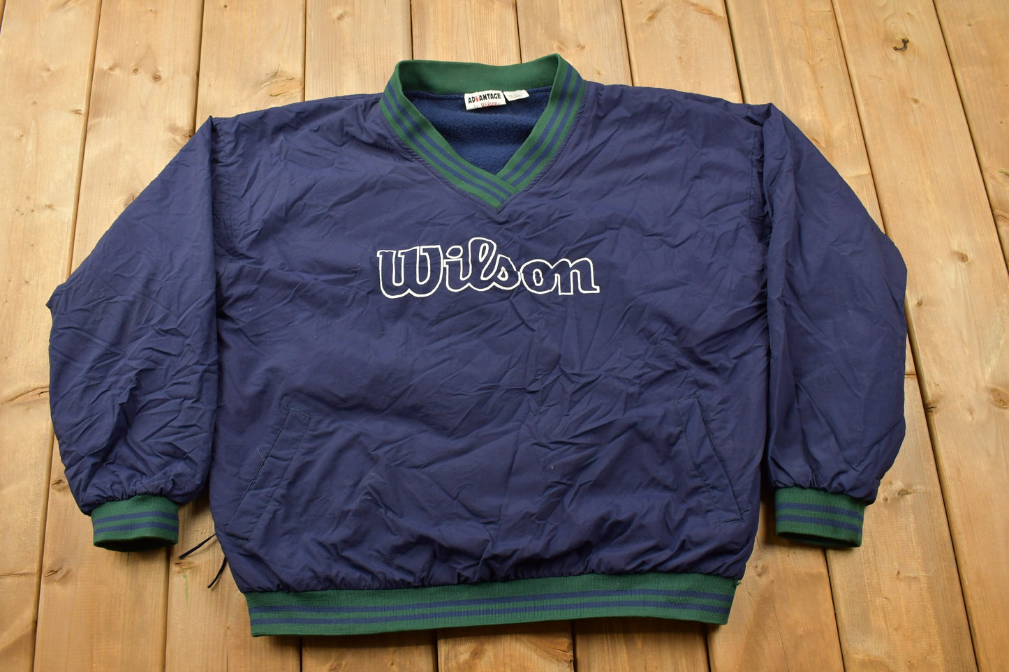 Vintage 1990s Wilson Windbreaker Jacket / Sportswear / Light Jacket / Vintage Windbreaker / Golf Windbreaker / 90s Wilson / Wilson Vintage