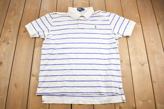 Vintage 1990s Polo Striped Golf Shirt