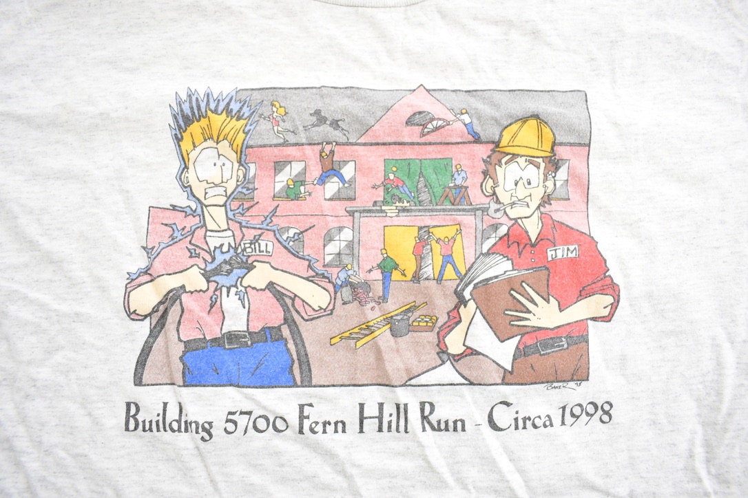 Vintage 1990s Graphic 'The Craftsman' Comic Strip T-Shirt