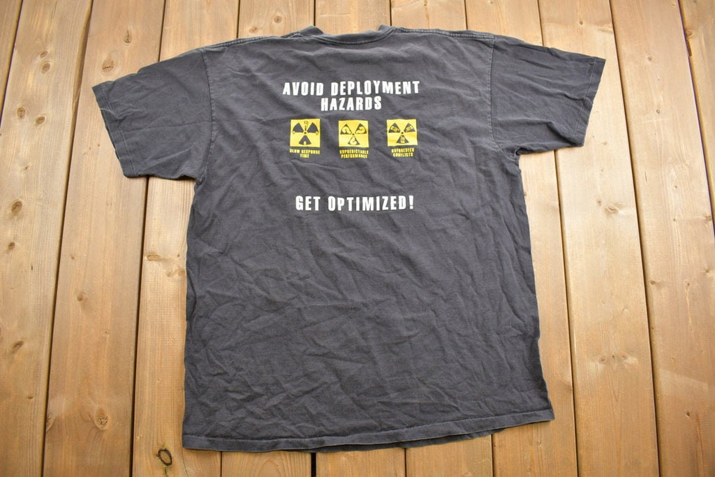 Vintage 1990s 'Optimal Networks' Graphic T-Shirt