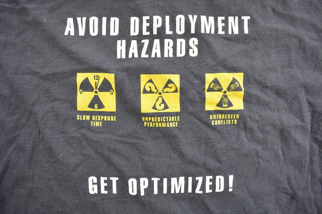 Vintage 1990s 'Optimal Networks' Graphic T-Shirt