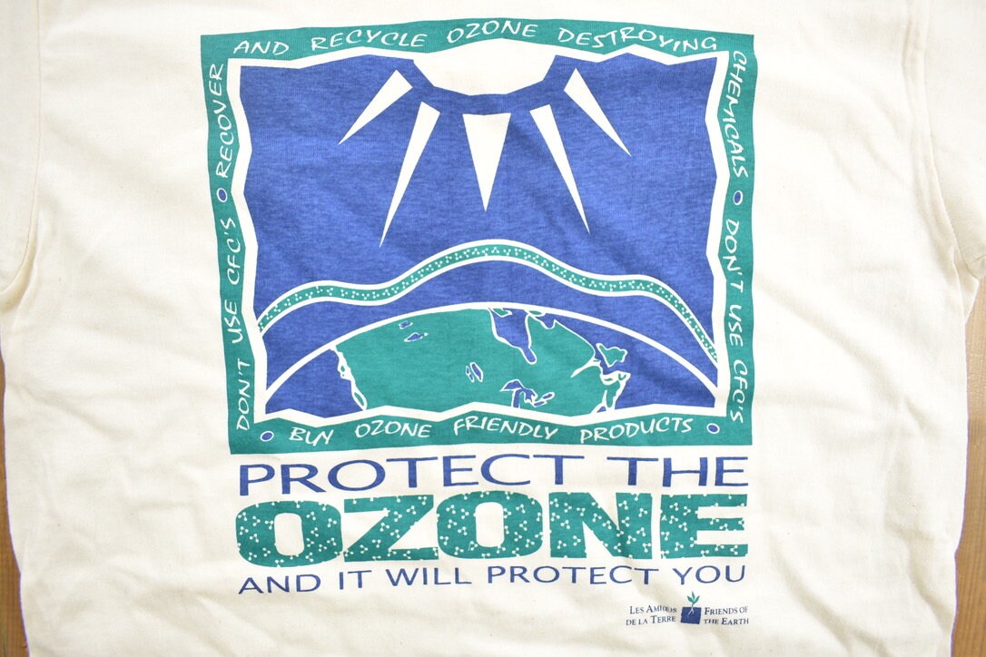 Vintage 1990s 'Protect The OZONE' Souvenir T Shirt