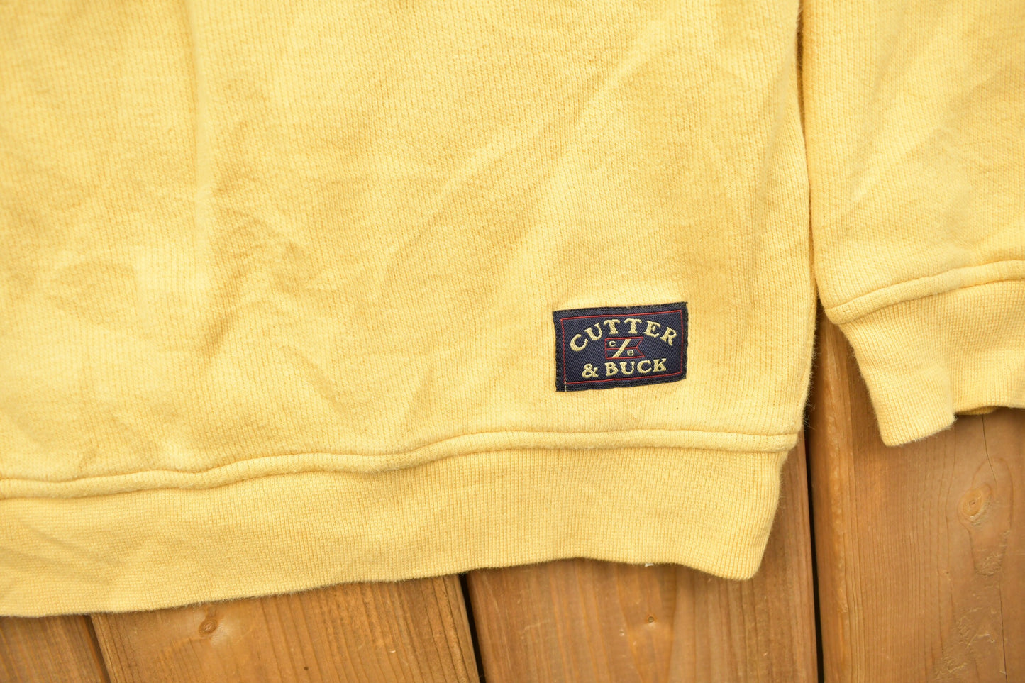 Vintage 1990s Cutter And Buck Collared Sweatshirt