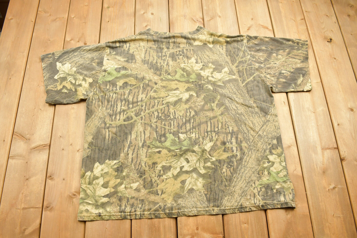 Vintage 1990s Mossy Oak Break Up Camo T-Shirt