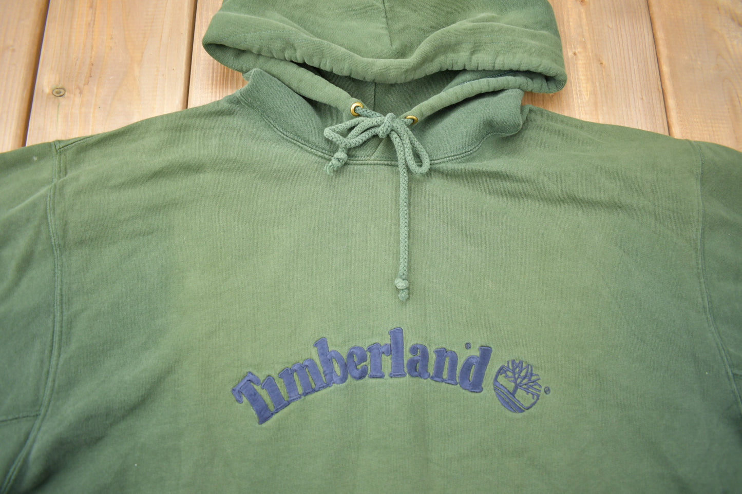 Vintage 1990s Timberland Weather Gear Sweatshirt / 90s Hoodie / Outdoorsman / Heavy Weight