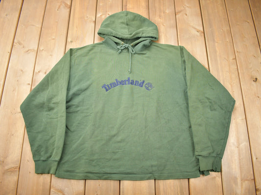 Vintage 1990s Timberland Weather Gear Sweatshirt / 90s Hoodie / Outdoorsman / Heavy Weight