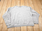 Vintage 1990s Nike Heather Grey Mini Swoosh Crewneck Sweatshirt