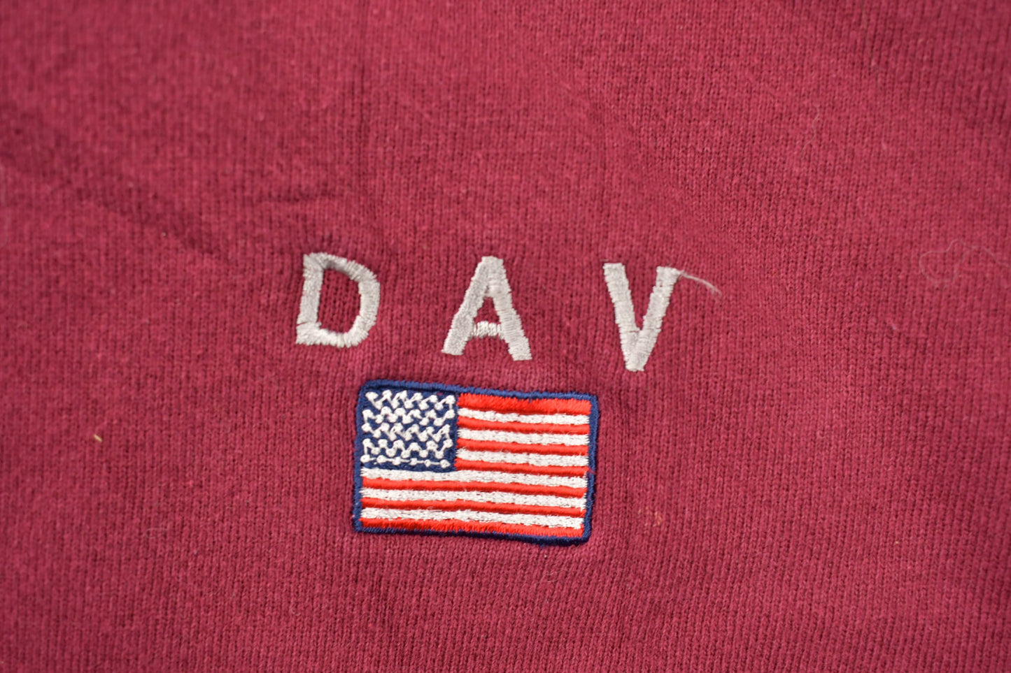 Vintage 1990s Disabled American Veterans Crewneck / Vintage Military Sweatshirt / USAF Pullover Sweatshirt / Converse Sweater / Dav Sweater