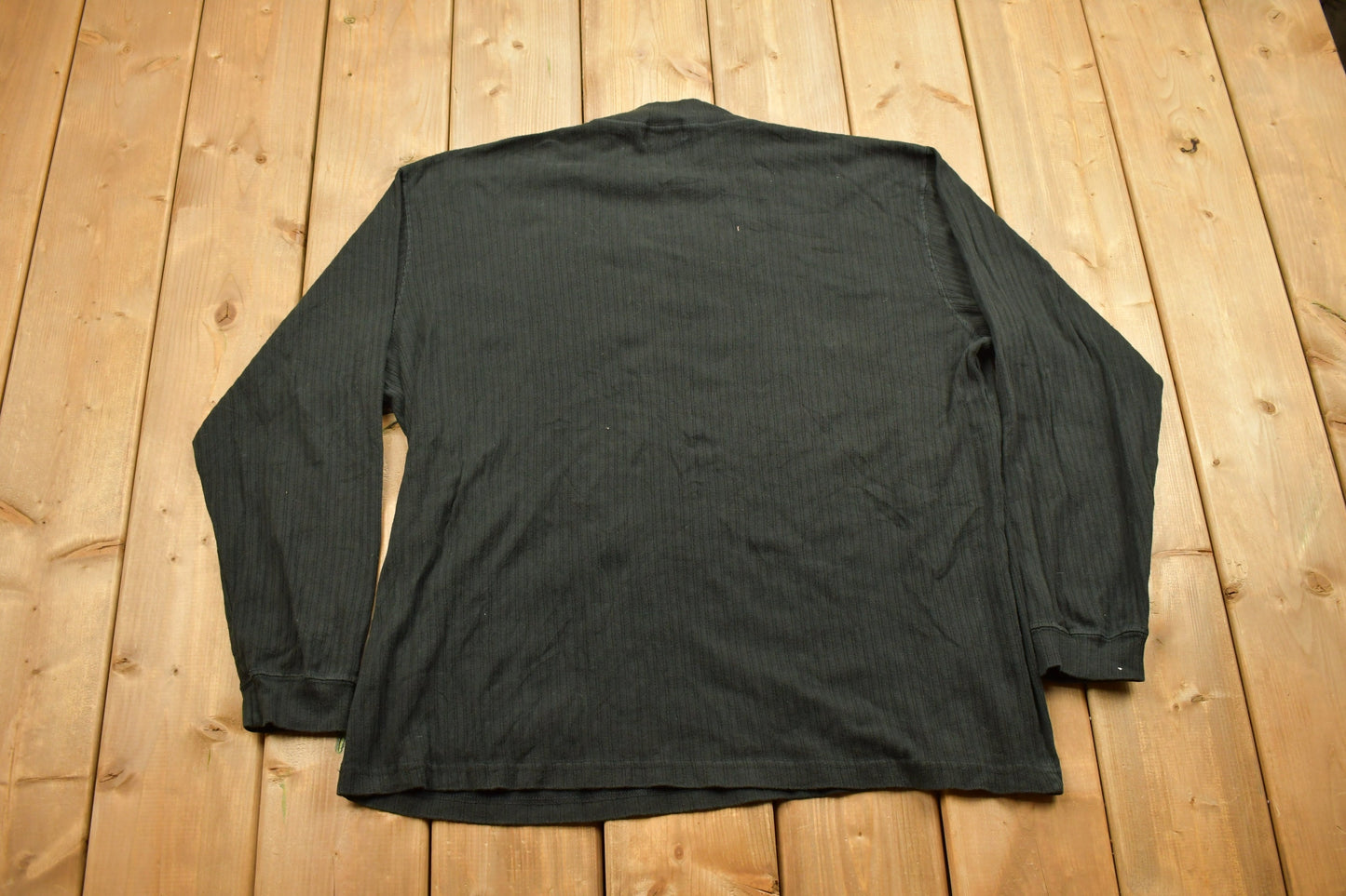 Vintage 1990s Club Room Blank Mock Neck Sweatshirt / 90s Crewneck / Made In USA / Essential / Streetwear / 90s Blank / Charter Club Sweater