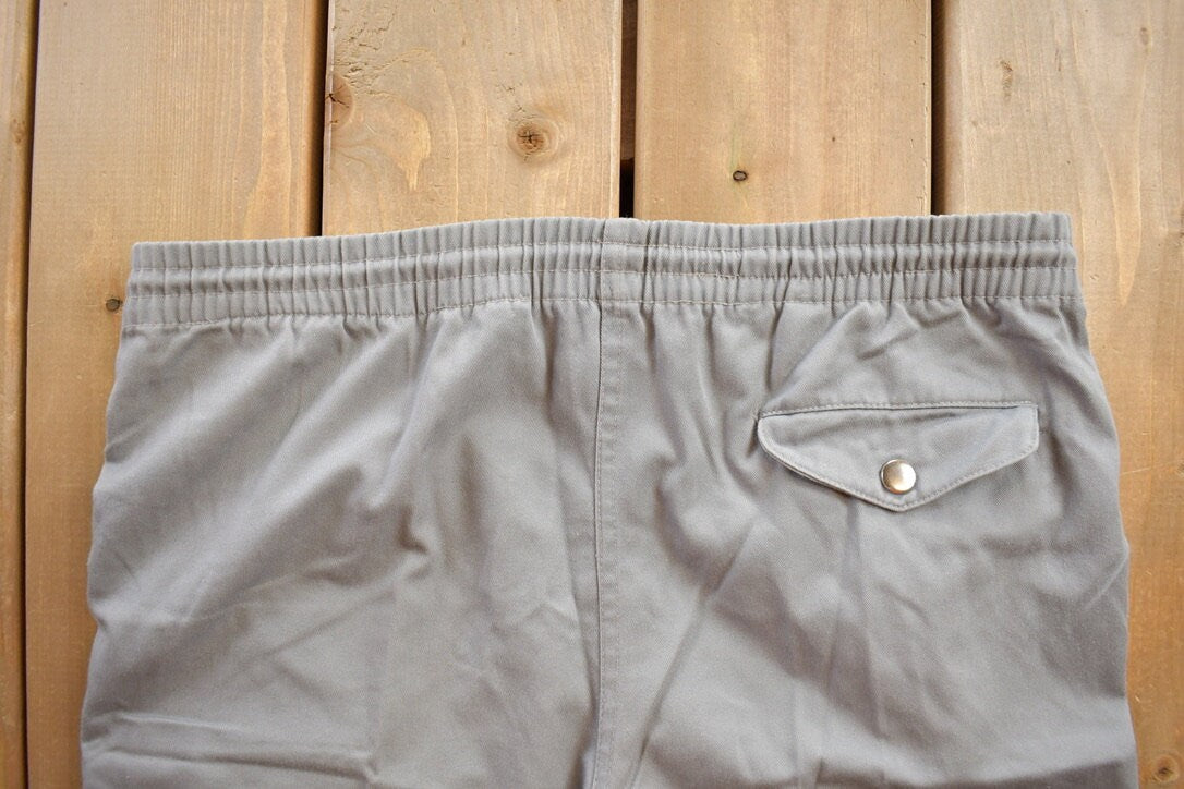 Vintage 1990s 'Dapper Dan' Grey Pants Size 34x28
