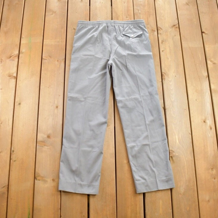Vintage 1990s 'Dapper Dan' Grey Pants Size 34x28