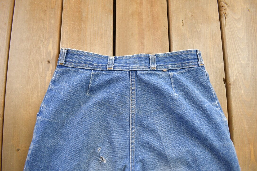 Vintage 1970s Halloween Bellbottom Jeans Size 30x32