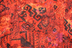 Vintage 1990s Official Jacket Abstract Pattern Denim Jacket