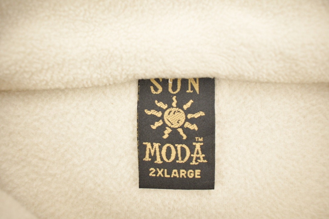 Vintage 1990s Sun Moda Fall Theme Fleece Sweater