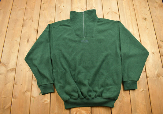 Vintage 1990s Rugged Terrain Fleece Quarter Zip Sweater