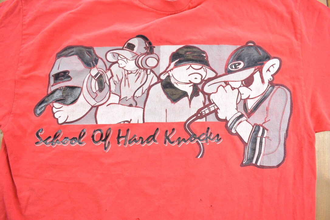 Vintage 1990s 'School Of Hard Knocks' T-Shirt