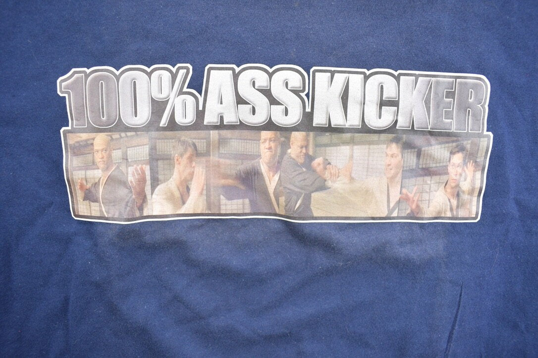 Vintage 2000's "100% ASSKICKER' Graphic T-Shirt